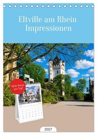 Produktbild: Tischplaner 2027 - Eltville am Rhein Impressionen (A5 Tischkalender zum Aufstellen) CALVENDO