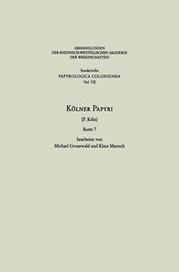 Produktbild: K&ouml;lner Papyri