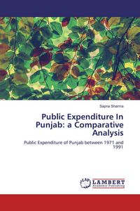 Produktbild: Public Expenditure In Punjab: a Comparative Analysis