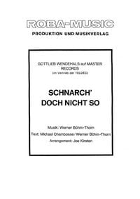 Produktbild: Schnarch' doch nicht so