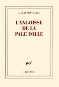 Produktbild: L'angoisse de la page folle