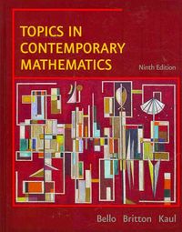 Produktbild: Britton, J: Topics in Contemporary Mathematics