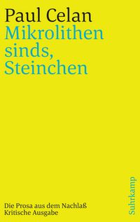 Produktbild: &raquo;Mikrolithen sinds, Steinchen&laquo;