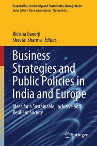 Produktbild: Business Strategies and Public Policies in India and Europe