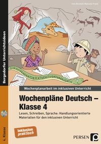 Produktbild: Wochenpl&auml;ne Deutsch - Klasse 4