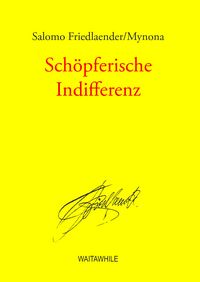 Produktbild: Sch&ouml;pferische Indifferenz