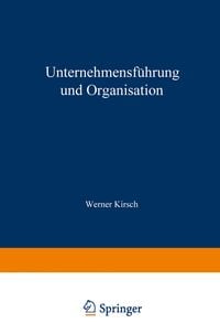 Produktbild: Unternehmensf&uuml;hrung und Organisation