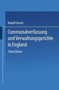 Produktbild: Communalverfassung und Verwaltungsgerichte in England