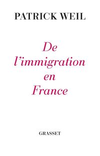 Produktbild: De l'immigration en France