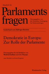 Produktbild: Demokratie in Europa: Zur Rolle der Parlamente