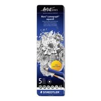 Produktbild: STAEDTLER Bleistifte Lumograph Aquarell Bleistifte, 6er Set, 5 Bleistifte + 1 Pinsel