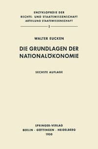Produktbild: Die Grundlagen der National&ouml;konomie