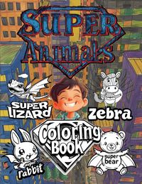 Produktbild: Super Animals Coloring Book