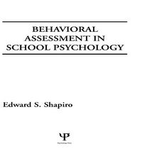 Produktbild: Behavioral Assessment in School Psychology