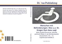 Produktbild: Menschen mit Behinderungen. Was u.a. Dr. Gregor Gysi dazu sagt