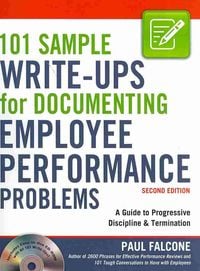 Produktbild: Falcone, P: 101 Sample Write-Ups for Documenting Employee Pe