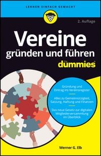 Produktbild: Vereine gründen und führen für Dummies