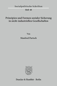 Produktbild: Prinzipien und Formen sozialer Sicherung in nicht-industriellen Gesellschaften.