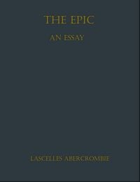 Produktbild: The Epic: an Essay