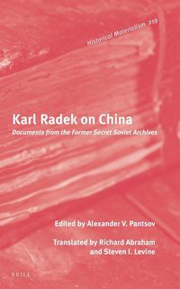Produktbild: Karl Radek on China