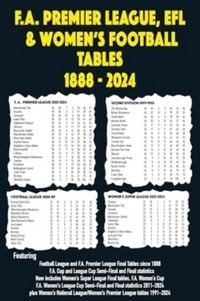 Produktbild: FA Premier League, EFL & Women's Football Tables 1888-2024