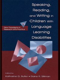 Produktbild: Speaking, Reading, and Writing in Children With Language Learning Disabilities