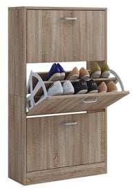 Produktbild: Holz Regal Schuhschrank Schuhkipper Serie Sipos L