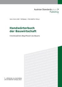 Produktbild: Handw&ouml;rterbuch der Bauwirtschaft
