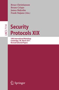 Produktbild: Security Protocols XIX