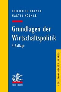 Produktbild: Grundlagen der Wirtschaftspolitik