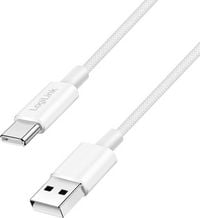 Produktbild: LogiLink USB-C&reg; Kabel USB 2.0 USB-A Stecker, USB-C&reg; Stecker 1.5m Wei&szlig; CU0322