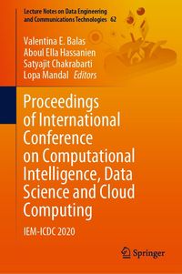 Produktbild: Proceedings of International Conference on Computational Intelligence, Data Science and Cloud Computing