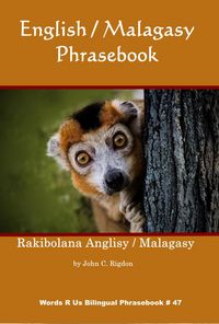 Produktbild: English / Malagasy Phrasebook (Words R Us Bilingual Phrasebooks, #47)