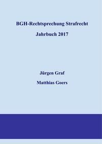 Produktbild: BGH-Rechtsprechung Strafrecht - Jahrbuch 2017