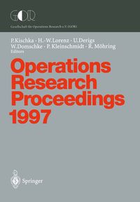 Produktbild: Operations Research Proceedings 1997