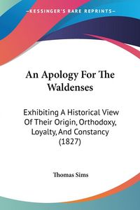 Produktbild: An Apology For The Waldenses