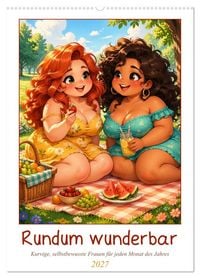 Produktbild: Rundum wunderbar (Wandkalender 2027 DIN A2 hoch), CALVENDO Monatskalender