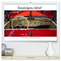 Produktbild: Einsteigen, bitte! - Innenansichten automobiler Ikonen (hochwertiger Premium Wandkalender 2027 DIN A2 quer), Kunstdruck in Hochglanz