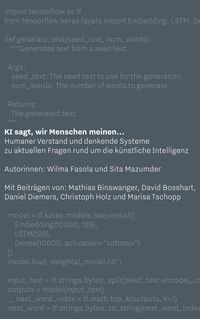 Produktbild: KI sagt, wir Menschen meinen...