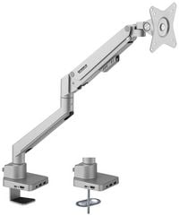 Produktbild: SpeaKa Professional SP-MM-600 Monitor-Tischhalterung 1 Display(s) 43,2cm (17\") - 81,3cm (32\") Silber Rotierbar, Neigbar