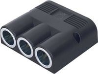Produktbild: ProCar 67611001 Zigarettenanz&uuml;nder-Verteiler Anzahl Zigarettenkupplungen 3 x Belastbarkeit Strom max. 16 A