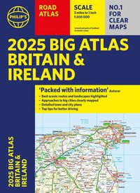 Produktbild: 2025 Philip's Big Road Atlas of Britain & Ireland