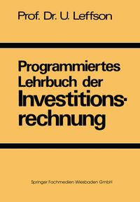 Produktbild: Programmiertes Lehrbuch der Investitionsrechnung