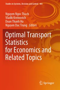 Produktbild: Optimal Transport Statistics for Economics and Related Topics