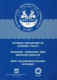 Produktbild: Estnische Gespr&auml;che &uuml;ber Wirtschaftspolitik 2/2017