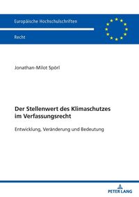Produktbild: Der Stellenwert des Klimaschutzes im Verfassungsrecht
