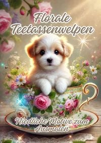Produktbild: Florale Teetassenwelpen