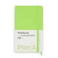 Produktbild Notizbuch A6 Softcover Kiwi Green Liniert, 128 Seiten