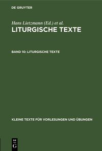 Produktbild: Liturgische Texte
