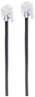 Produktbild: Shiverpeaks Western Anschlusskabel [1x RJ11-Stecker 6p4c - 1x RJ11-Stecker 6p4c] 10m Schwarz
